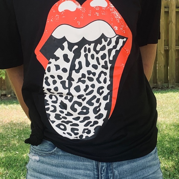 Rolling Stones animal print tee - Picture 2 of 3